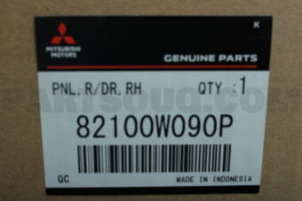 Mitsubishi 82100W090P PANEL ASSY,RR DOOR,RH