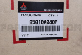 Mitsubishi 85010A040P FACE,RR BUMPER