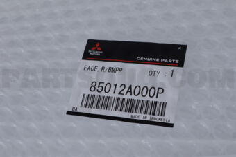 Mitsubishi 85012A000P FACE KIT,RR BUMPER