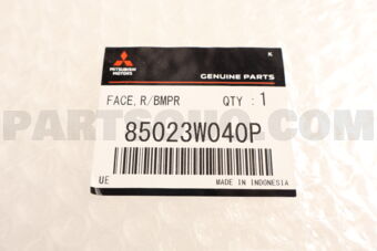 Mitsubishi 85023W040P FACE,RR BUMPER