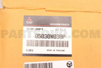 Mitsubishi 85030W030P REINFORCEMENT,RR BUMPER