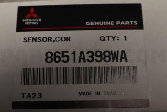 Mitsubishi 8651A398WA SENSOR,CORNER CLEARANCE