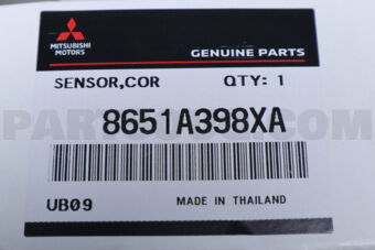 Mitsubishi 8651A398XA SENSOR,CORNER CLEARANCE