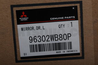 Mitsubishi 96302WB80P MIRROR ASSY,DOOR,LH