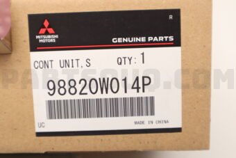 Mitsubishi 98820W014P CONT UNIT,SRS DIAGNO