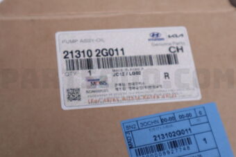 Mobis 213102G011 PUMP ASSY-OIL