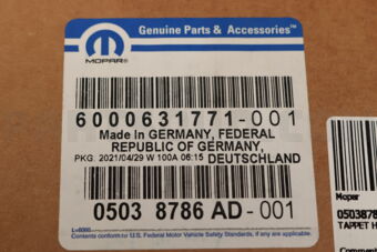 Mopar 05038786AD TAPPET HYDRAULIC