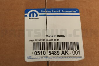 Mopar 05105489AK (F)ELASTIC PAD ENGINE MOUNT
