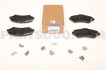 Mopar 68003701AD BRAKE PAD-SET FRONT DISC