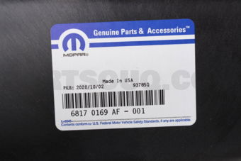 Mopar 68170169AF (F)CHANNEL FRONT FASCIA