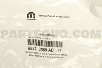 Mopar 68223569AD (F)COIL IGNITION