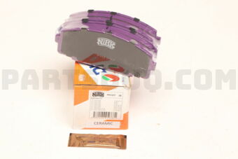 NIBK PN1237 BRAKE PAD HIACE 2800 FR