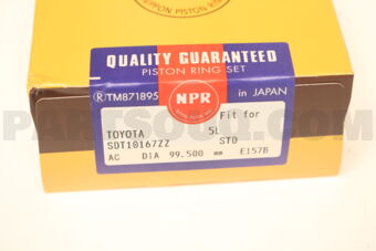 NPR SDT10167ZZSTD PISTON RING