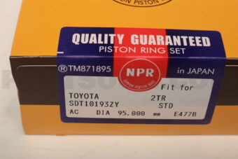 NPR SDT10193STD PISTON RING STD SET