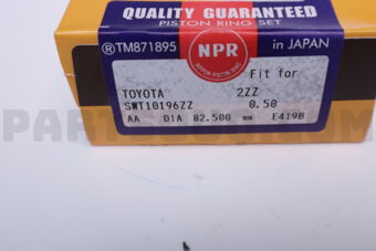NPR SWT10196ZZ0050 RING PISTON 050 2ZZ