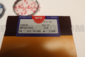 NPR SWT10240ZZSTD RING PISTON STD 2UZ THIN TYPE (2X12.,1X3)