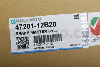 Nakamoto 4720112B20 BRAKE MASTER CYL