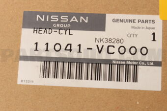 Nissan 11041VC000 HEAD ASSY-CYLINDER