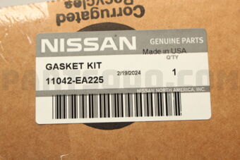 Nissan 11042EA225 GASKET KIT-VALVE REGRIND