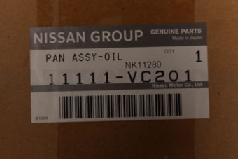 Nissan 11111VC201 PAN ASSY-OIL