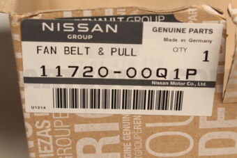 Nissan 1172000Q1P FAN BELT & PULLEY KIT