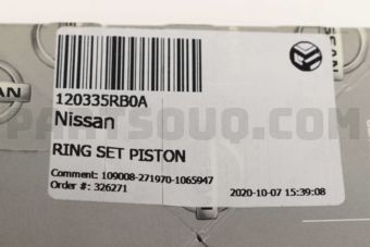 Nissan 120335RB0A RING SET PISTON