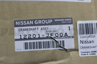 Nissan 12201JF00A CRANKSHAFT ASSY