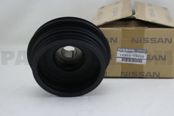 Nissan 12303VW000 PULLEY-CRANKSHAFT