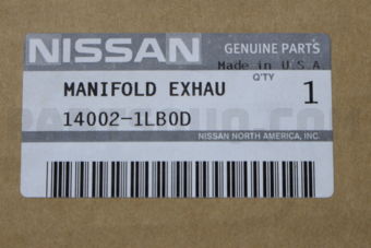 Nissan 140021LB0D MANIFOLD ASSY-EXHAUST,W/O CATALYST