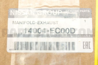 Nissan 14004EC00D MANIFOLD-EXHAUST