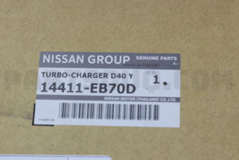 Nissan 14411EB70D TURBOCHARGER