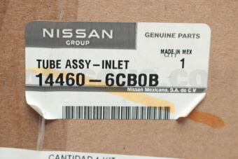 Nissan 144606CB0B TUBE ASSY INLET