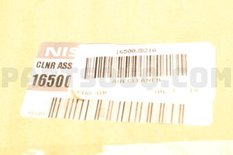 Nissan 16500JD21A AIR CLEANER