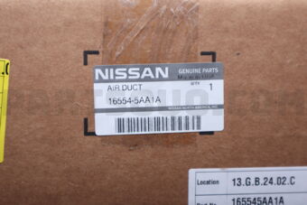 Nissan 165545AA1A AIR DUCT