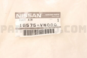 Nissan 16575VW000 DUCT-AIR