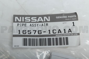 Nissan 165761CA1A DUCT-AIR