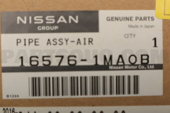 Nissan 165761MA0B DUCT-AIR