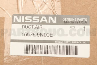 Nissan 165769N00E PIPE ASSY AIR