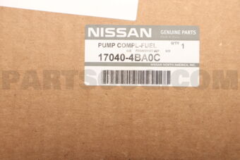 Nissan 170404BA0C PUMP COMPL FUEL
