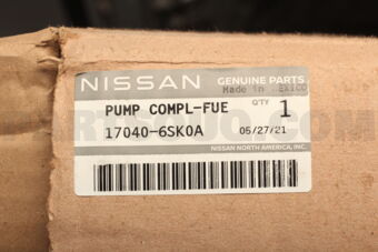 Nissan 170406SK0A PUMP COMPL-FUEL