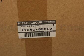 Nissan 170406WW0A FUIL PUMP- IN TANK
