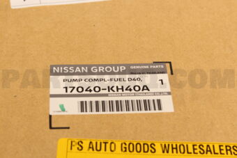 Nissan 17040KH40A PUMP COMPL-FUEL
