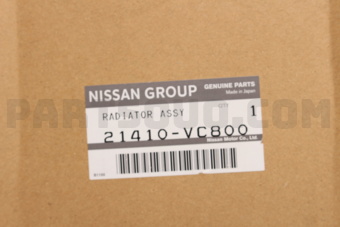 Nissan 21410VC800 RADIATOR ASSY