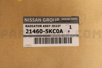 Nissan 214605KC0A RADIATOR ASSY