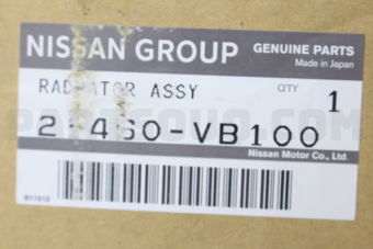 Nissan 21460VB100 RADIATOR ASSY
