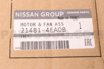 Nissan 214814EA0B MOTOR & FAN ASSY*