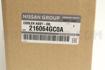 Nissan 216064GC0A COOLER ASSY OIL