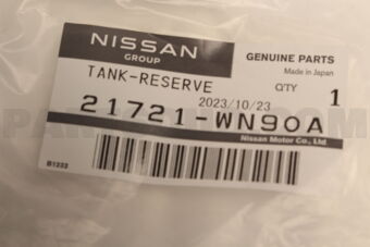 Nissan 21721WN90A TANK RESERVE