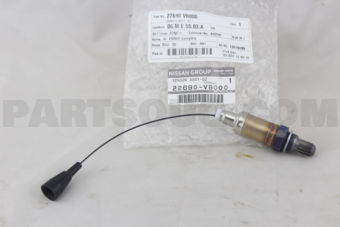 Nissan 22690VB000 HEATED OXYGEN SENSOR