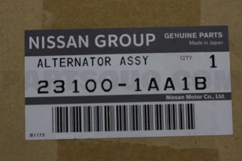 Nissan 231001AA1B ALTERNATOR ASSY